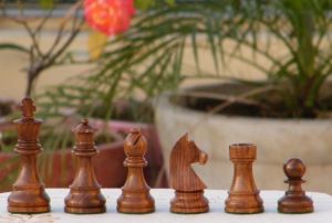 K012 German Staunton Wooden Chess Pieces