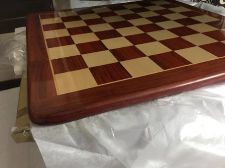 KBRB002 Rounded Corners Flat Wooden Chess Board