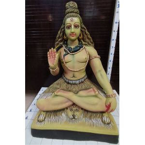 Shivan Thavam Clay Statue