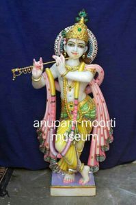 Marble Lord Krishna Statue