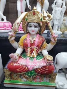 White Marble Santoshi Mata Statue