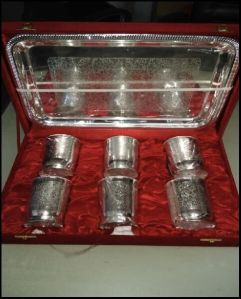 Tray with Glass Sets