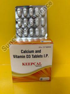 Calcium Citrate 1000 mg vitamin D3 , ZINC, Magnicium Tablets Keepcal Tablets