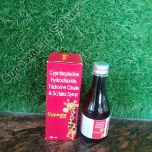 Cyproheptadine Hydrochloride , Tricholine Citrate & Sotbitol syrup