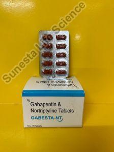 Gabapentine 400 mg Nortriptyline 10mg tablets GABESTA -NT