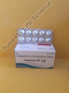 Gabapentin 100mg Nortrityline 10 mg hydrochloride tablets
