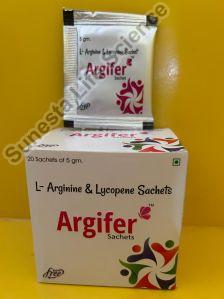 L-arginine , Lycopene sachets