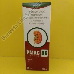 Potassium cCitrate , Magnesium , Pyridoxime Hydrochloride, D-Mannose &Cranberry Syrp P-Mac B6 Syrup