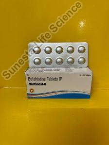Betahistine Dihydrochloride 8mg Tablet