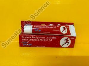 Diclofenac dethylamie linseedoil, mthl alicylate& Mentholgl