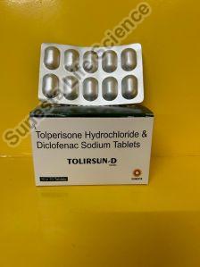 Tolprisone Hydrochloride & Diclofenac sodium tablets