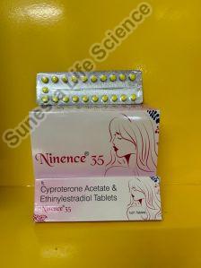 Cyproterone Acetate & Ethinylstradiol Ninence 35 Tablets