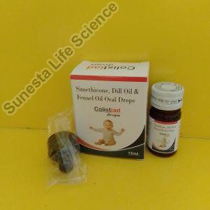 Simethicome , dill oil fennel oil oral drops