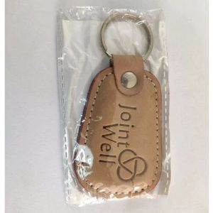 Printed Leather Keychain