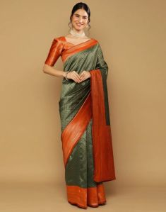 Kanjivaram Jacquard Saree