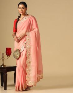 silk embroidery saree