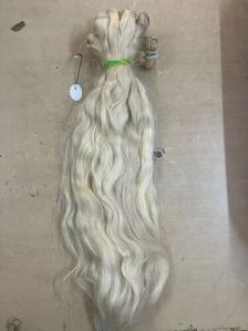 Natural White Human Hair