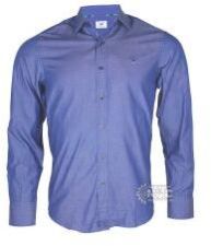 Blue Plain Long Sleeve Shirt