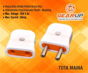 2 Pin Top Male Female Plugs (Tota-Maina)