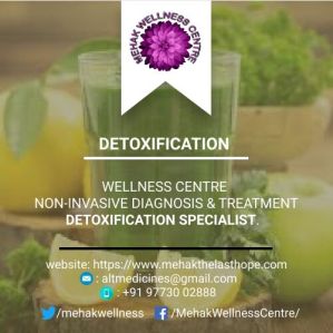 Detoxification Treatment Non-Invasive Diagnosis and Therapy