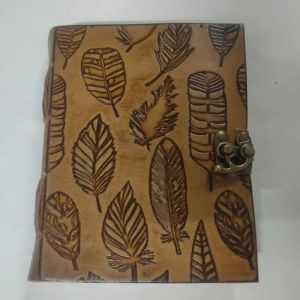 LDRY02LEAFDIEMR Hard Craft PU Leather Executive Corporate Diary