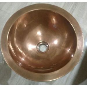 Round Copper Sink
