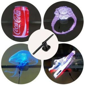 3D Holographic LED Display Fan