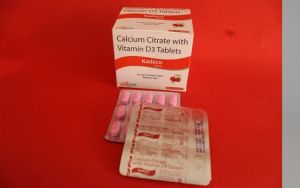 Calcium Citrate, Vitamin D3 Tablets