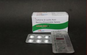 Cefixime And Lactic Acid Bacillus Dispersible Tablets