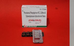 Paracetamol, Phenylepherine Hcl, Caffeine And Diphenhydramine Hydrochloride Tablets