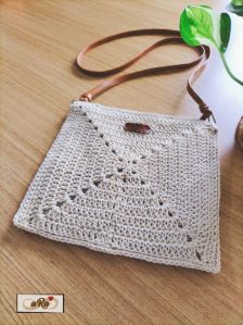 Crochet Square Sling Bag