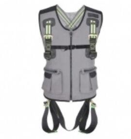 2 Point Full Body Harness With Multi Pocket Work Vest