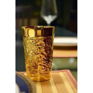 Golden Drinking Glass