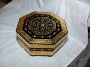 Hexagonal Wooden Box