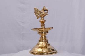 8 Inch Brass Oil Lamp