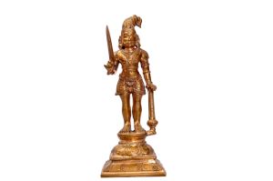 Bronze Madurai Veeran Statue