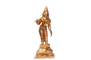 Bronze Standing Parvati Statue