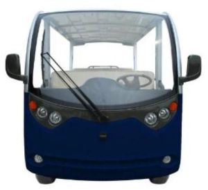 23 Seater Metallic Dark Blue Electric Sightseeing Bus