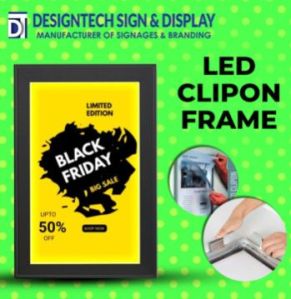 Aluminum clip on led frame