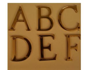 brass alphabet