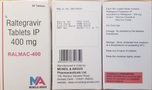 RALTEGRAVIR TABLETS IP 400MG