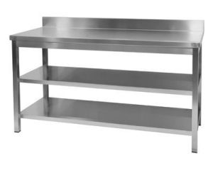 Glass Stainless Steel Chat Counter