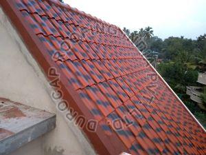 Red and Black Ceramic Roofing Tiles