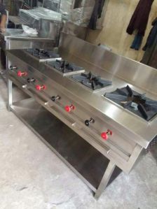 Four Burner Indian Cooking Range