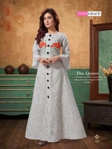 Embroidered Cotton Kurti