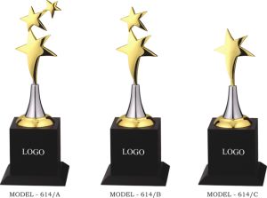 GOLD PLATED STARS Trophies