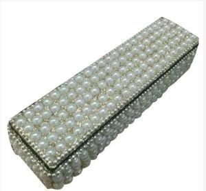 Decorative Beaded Pen Box