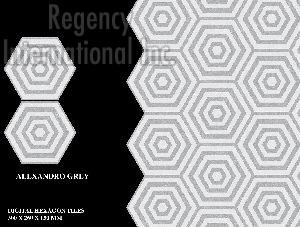 300x260x150 mm Digital Hexagon Floor Tiles