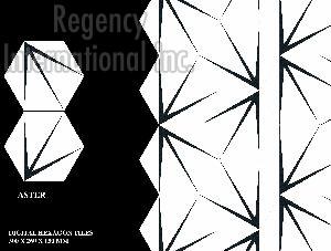 300x260x150 mm Digital Hexagon Floor Tiles