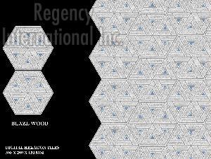300x260x150 mm Digital Hexagon Floor Tiles